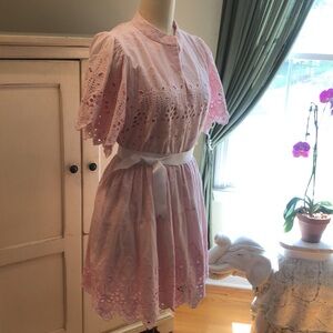 Heavily Embroidered Cotton Magnifico Dress by Gretchen Scott